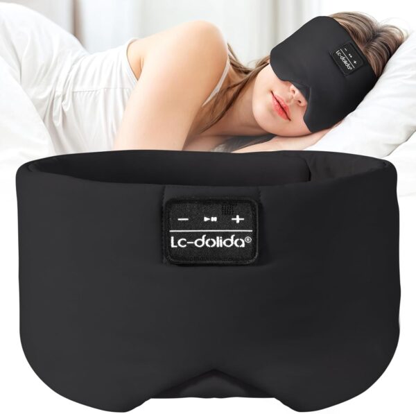 Limited time deal 50%off Sleep Mask with Bluetooth Headphones