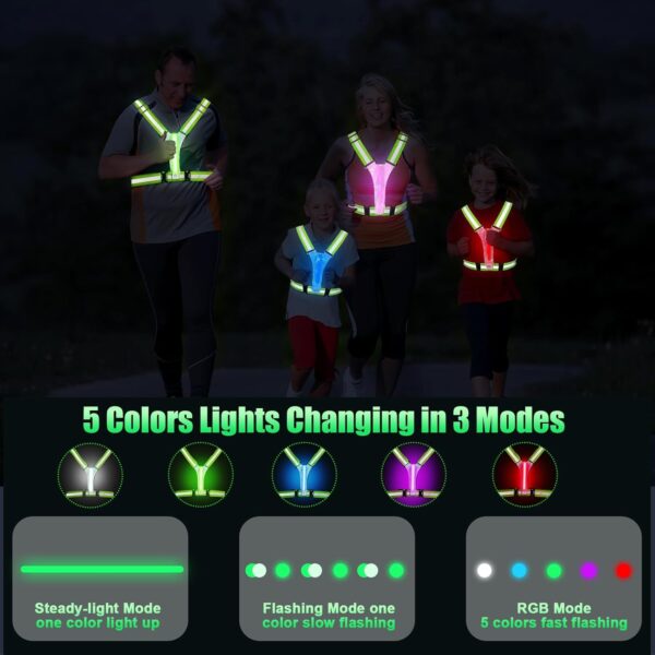 Limited time deal 51%off Rechargeable Night Walking Vest - Image 2